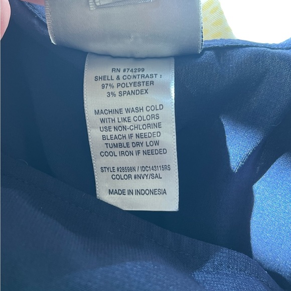 Sweet Storm | Navy/Pink striped sleeveless maxi dress sundress size small - Picture 9 of 9